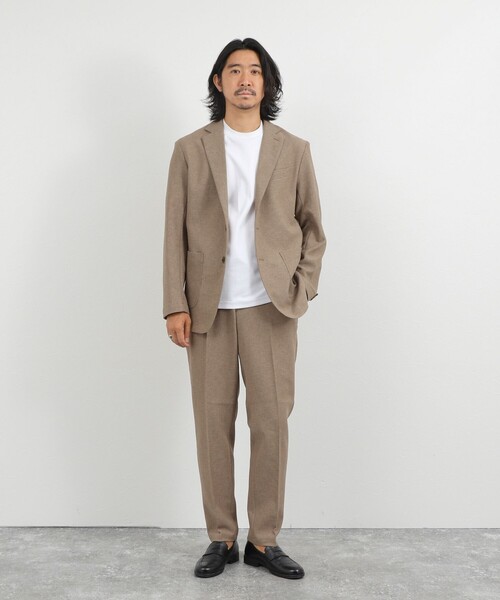 NOLLEY’S(ノーリーズ)の「《ビジカジ/セットアップ対応》ブッチャーイージーJK 26AW(テーラードジャケット・メンズ・グレー/ネイビー/ベージュ・S/XL/L/M)」の20枚目の写真