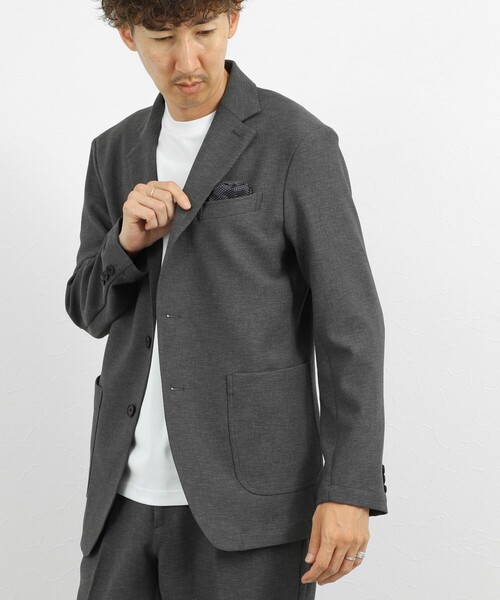 NOLLEY’S(ノーリーズ)の「《ビジカジ/セットアップ対応》ブッチャーイージーJK 26AW(テーラードジャケット・メンズ・グレー/ネイビー/ベージュ・S/XL/L/M)」の22枚目の写真