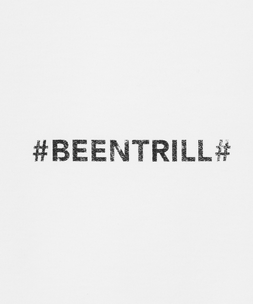 BEENTRILL(ビントリル)の「ウィメンズスタンダードハッシュタグスリムフィット半袖Tシャツ(ホワイト)(Tシャツ/カットソー・レディース・その他・SMALL/X-SMALL)」の4枚目の写真