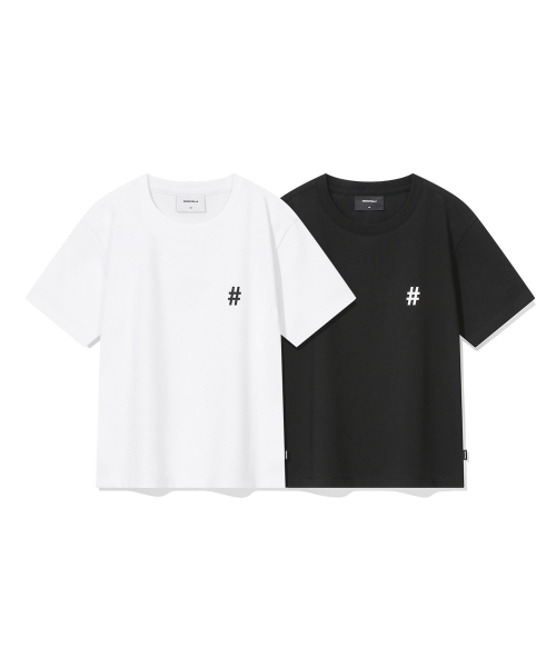 BEENTRILL(ビントリル)の「ウィメンズスタンダードハッシュタグスリムフィット半袖Tシャツ(ホワイト)(Tシャツ/カットソー・レディース・その他・SMALL/X-SMALL)」の5枚目の写真