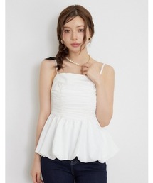 ペプラムベアトップス 夏服 秋服