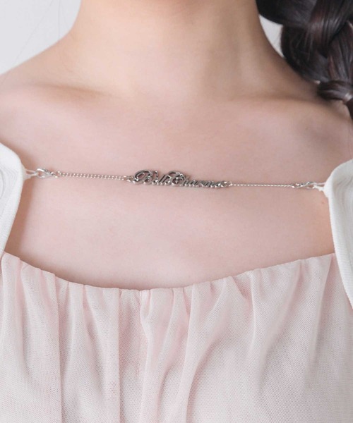 Belle Charme(ベルシャルム)の「【Belle Charme 】Belle Charme Chain Bolero(カーディガン/ボレロ・レディース・オフホワイト/ピンク・FREE)」の7枚目の写真