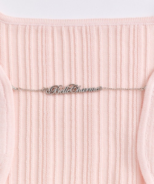 Belle Charme(ベルシャルム)の「【Belle Charme 】Belle Charme Chain Bolero(カーディガン/ボレロ・レディース・オフホワイト/ピンク・FREE)」の14枚目の写真