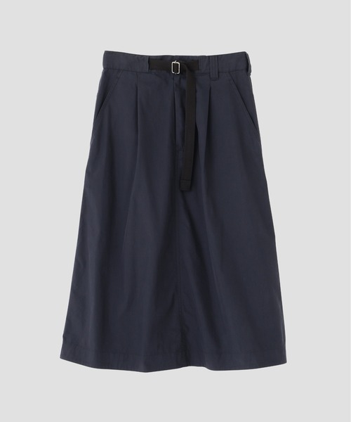 MHL.(エムエイチエル)の「WASHED COTTON NYLON(スカート・レディース・チャコール/ネイビー・0/1/2/3)」の10枚目の写真