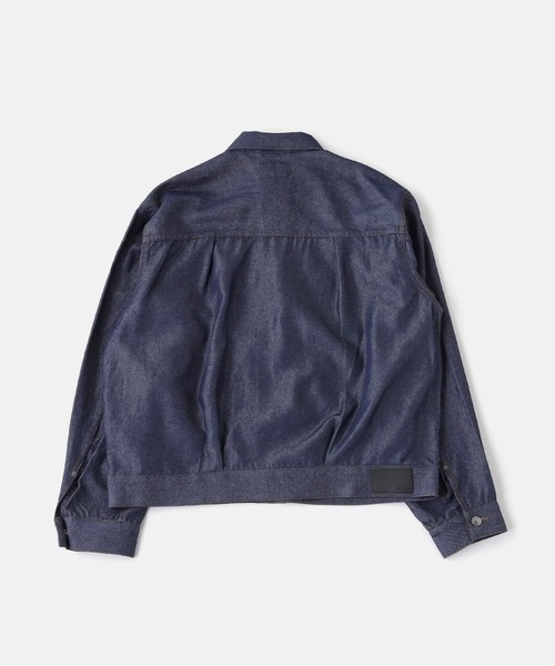 B.C STOCK(ベーセーストック)の「【追加】8.5oz ブライトデニムジャケット(デニムジャケット・メンズ・ブラック/ネイビー・MEDIUM/LARGE)」の3枚目の写真