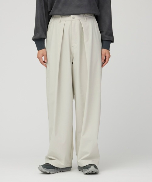 Snow Peak(スノーピーク)の「Snow Peak / Water-Repellent Stretch Pants W's 撥水ストレッチパンツ レディース(スラックス・レディース・ブラック/ダークブラウン/アイボリー・1/2)」の2枚目の写真