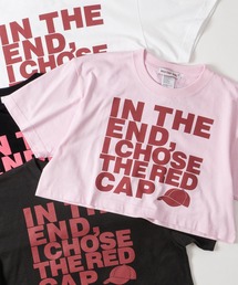 【a-r】〔RedCapGirl/レッドキャップガール〕RCGロゴプリント ショート丈Tシャツ レディース クロップド