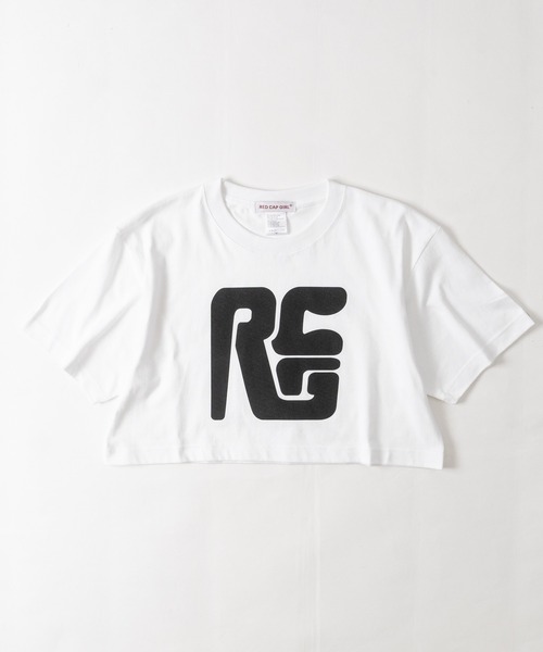Red Cap Girl(レッドキャプガール)の「【a-r】〔RedCapGirl/レッドキャップガール〕RCGロゴプリント ショート丈Tシャツ レディース クロップド(Tシャツ/カットソー・レディース・グレー系2/ブラック系2/ブラック系1/ホワイト系1/ピンク系1/ホワイト系2/グレー系1/ピンク系2・LARGE/MEDIUM)」の19枚目の写真