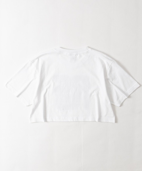Red Cap Girl(レッドキャプガール)の「【a-r】〔RedCapGirl/レッドキャップガール〕RCGロゴプリント ショート丈Tシャツ レディース クロップド(Tシャツ/カットソー・レディース・グレー系2/ブラック系2/ブラック系1/ホワイト系1/ピンク系1/ホワイト系2/グレー系1/ピンク系2・LARGE/MEDIUM)」の20枚目の写真