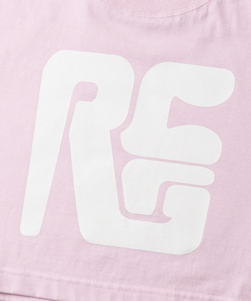 Red Cap Girl(レッドキャプガール)の「【a-r】〔RedCapGirl/レッドキャップガール〕RCGロゴプリント ショート丈Tシャツ レディース クロップド(Tシャツ/カットソー・レディース・グレー系2/ブラック系2/ブラック系1/ホワイト系1/ピンク系1/ホワイト系2/グレー系1/ピンク系2・LARGE/MEDIUM)」の10枚目の写真