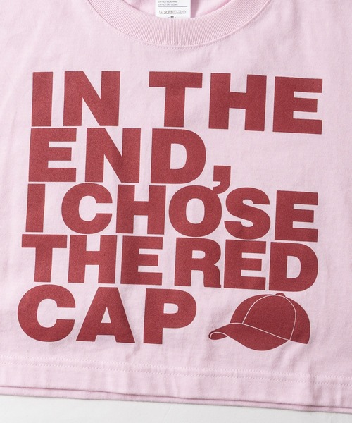 Red Cap Girl(レッドキャプガール)の「【a-r】〔RedCapGirl/レッドキャップガール〕RCGロゴプリント ショート丈Tシャツ レディース クロップド(Tシャツ/カットソー・レディース・グレー系2/ブラック系2/ブラック系1/ホワイト系1/ピンク系1/ホワイト系2/グレー系1/ピンク系2・LARGE/MEDIUM)」の15枚目の写真