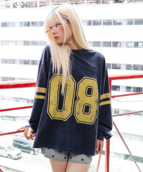 WEGO(ウィゴー)の「WEGO/【26年秋冬新作】ナンバリングT(LS)(Tシャツ/カットソー・メンズ・ブラック/ホワイト/ネイビー・LARGE/MEDIUM)」の18枚目の写真