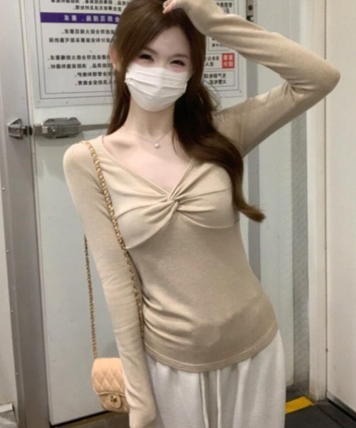 semplice（センプリチェ）の「カットソー（Tシャツ/カットソー・レディース・ブラウン/ベージュ・F）」の10枚目の写真