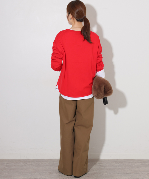 JOURNAL STANDARD relume（ジャーナルスタンダード　レリューム）の「TCツイルワイドパンツ（その他パンツ・レディース・ベージュ/ブラック/ブラウン・38/36）」の12枚目の写真