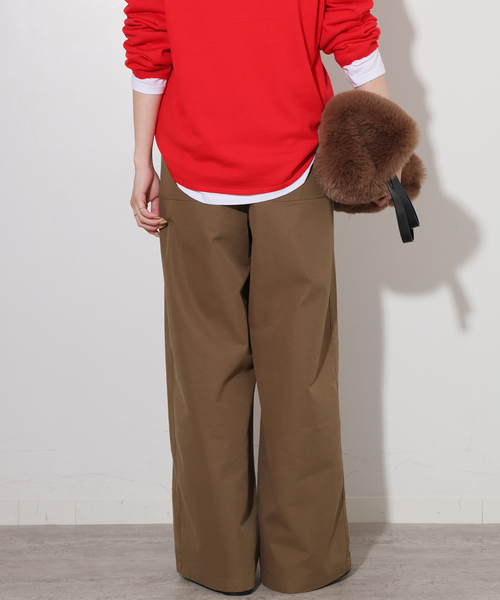 JOURNAL STANDARD relume（ジャーナルスタンダード　レリューム）の「TCツイルワイドパンツ（その他パンツ・レディース・ベージュ/ブラック/ブラウン・38/36）」の15枚目の写真