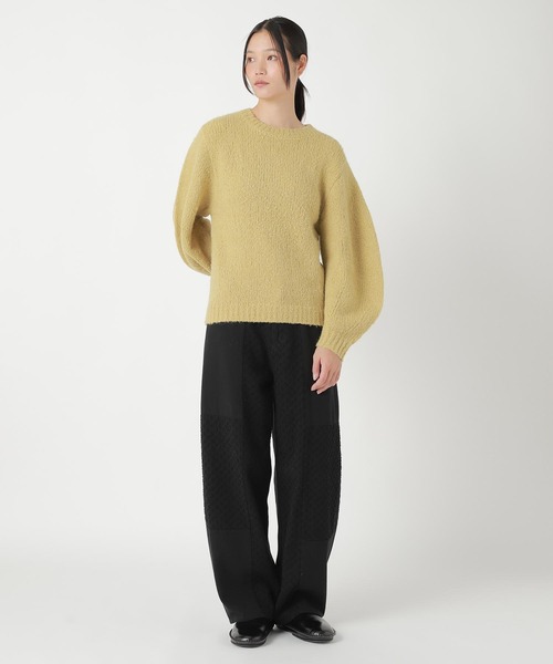 ZUCCa(ズッカ)の「BARREL KNIT / ニットプルオーバー(ニット/セーター・レディース・パープル/マスタード・M size)」の5枚目の写真
