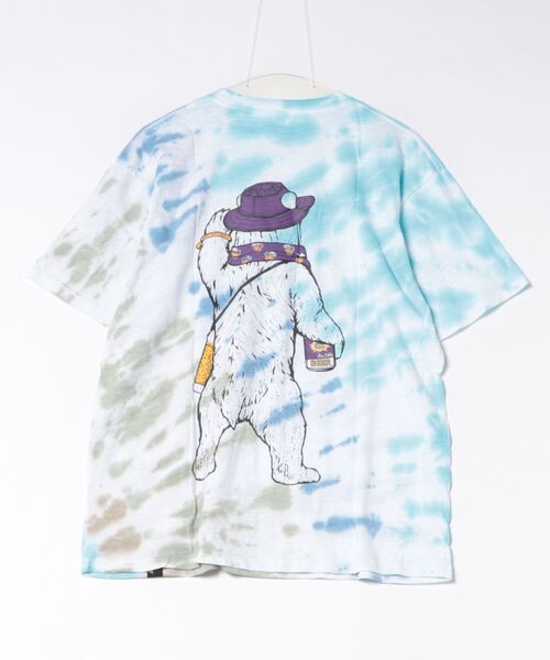 go slow caravan(ゴースローキャラバン)の「スラブ天竺 タイダイ フェスクマ SP(Tシャツ/カットソー・メンズ・オレンジ系その他/ライトブルー・MEDIUM/X-LARGE/LARGE)」の16枚目の写真