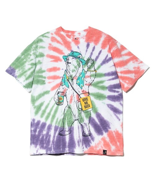 go slow caravan(ゴースローキャラバン)の「スラブ天竺 タイダイ フェスクマ SP(Tシャツ/カットソー・メンズ・オレンジ系その他/ライトブルー・MEDIUM/X-LARGE/LARGE)」の8枚目の写真