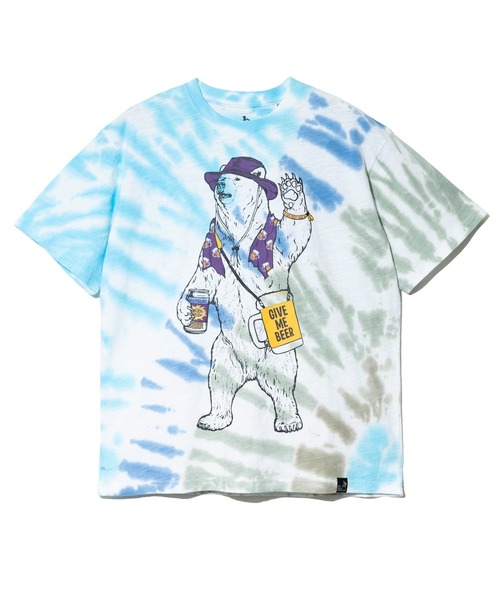 go slow caravan(ゴースローキャラバン)の「スラブ天竺 タイダイ フェスクマ SP(Tシャツ/カットソー・メンズ・オレンジ系その他/ライトブルー・MEDIUM/X-LARGE/LARGE)」の11枚目の写真