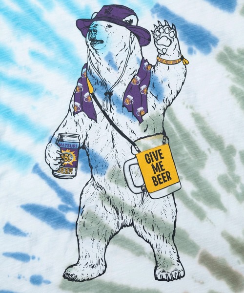 go slow caravan(ゴースローキャラバン)の「スラブ天竺 タイダイ フェスクマ SP(Tシャツ/カットソー・メンズ・オレンジ系その他/ライトブルー・MEDIUM/X-LARGE/LARGE)」の12枚目の写真