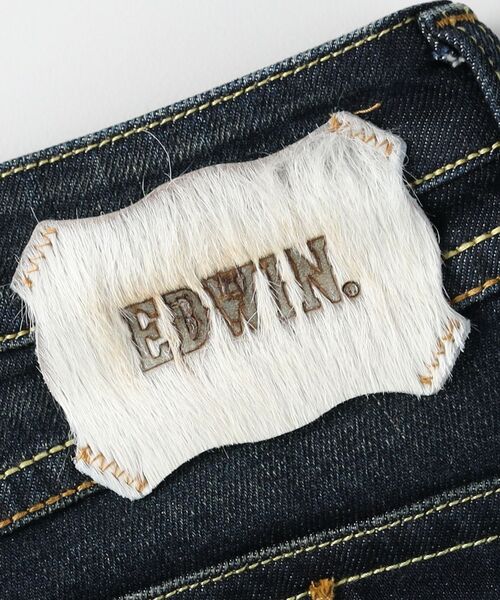 EDWIN(エドウィン)の「《脚長効果/美脚シルエット/快適ストレッチ》EDWIN 00sクラフトステッチフレア(その他パンツ・レディース・ネイビー・04/03/02/05)」の8枚目の写真