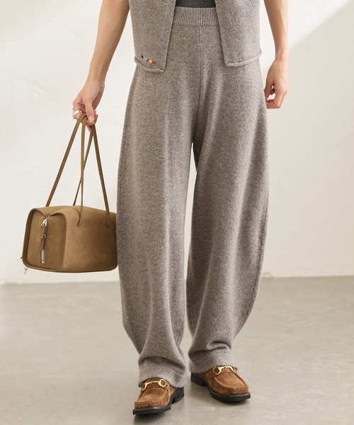 Y.A.Acc（ワイエーアク）の「別注【Y.A.Acc】for JS Knit Pant（その他パンツ・レディース・チャコールグレー/アーミー/ブラウン・FREE）」の8枚目の写真