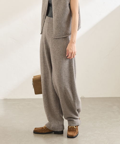 Y.A.Acc（ワイエーアク）の「別注【Y.A.Acc】for JS Knit Pant（その他パンツ・レディース・チャコールグレー/アーミー/ブラウン・FREE）」の9枚目の写真