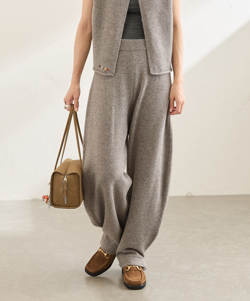 Y.A.Acc（ワイエーアク）の「別注【Y.A.Acc】for JS Knit Pant（その他パンツ・レディース・チャコールグレー/アーミー/ブラウン・FREE）」の10枚目の写真