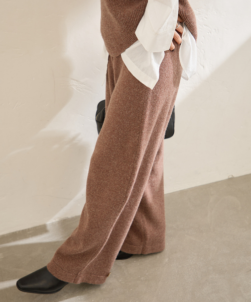 Y.A.Acc（ワイエーアク）の「別注【Y.A.Acc】for JS Knit Pant（その他パンツ・レディース・チャコールグレー/アーミー/ブラウン・FREE）」の14枚目の写真
