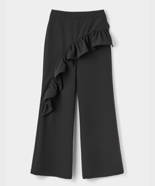 DEWEDEWE(デュイデュイ)の「ラッフルラップパンツ_ブラック(その他パンツ・レディース・その他・SMALL/MEDIUM)」の4枚目の写真