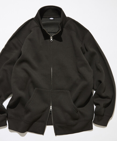 FREAK'S STORE（フリークスストア）の「限定展開 スウェット スタンドカラー ジップ ブルゾン（カーディガン/ボレロ・メンズ・ブラック/チャコールグレー/グレー・SMALL/MEDIUM/LARGE）」の3枚目の写真