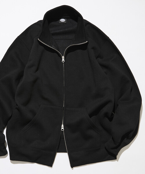 FREAK'S STORE（フリークスストア）の「限定展開 スウェット スタンドカラー ジップ ブルゾン（カーディガン/ボレロ・メンズ・ブラック/チャコールグレー/グレー・SMALL/MEDIUM/LARGE）」の2枚目の写真