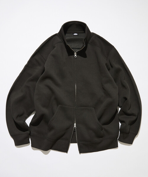 FREAK'S STORE（フリークスストア）の「限定展開 スウェット スタンドカラー ジップ ブルゾン（カーディガン/ボレロ・メンズ・ブラック/チャコールグレー/グレー・SMALL/MEDIUM/LARGE）」の4枚目の写真