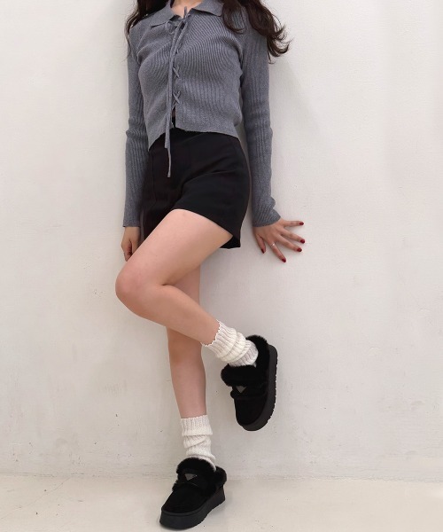DEMETER(デメテル)の「厚底 プラットフォーム プレート付き ファームートンシューズ(ブーツ・レディース・ブラック/ベージュ・LL/S/M/L)」の21枚目の写真