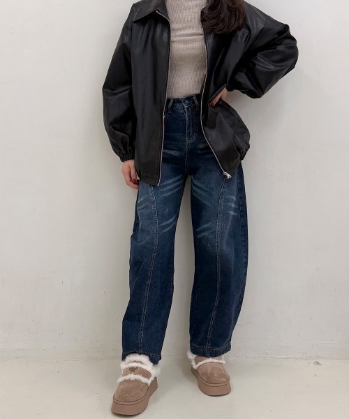 DEMETER(デメテル)の「厚底 プラットフォーム プレート付き ファームートンシューズ(ブーツ・レディース・ブラック/ベージュ・LL/S/M/L)」の12枚目の写真