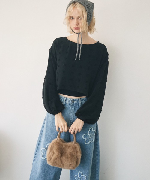 Crisp(クリスプ)の「2way square fur mini bag / 2wayスクエアファーミニバッグ(ハンドバッグ・レディース・ブラウン/アイボリー・FREE)」の12枚目の写真