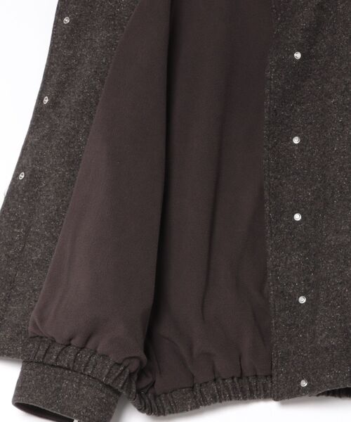 TODAYFUL(トゥデイフル)の「TODAYFUL Silknep Tweed Blouson(ブルゾン・レディース・ダークブラウン/ベージュ・36/38)」の12枚目の写真