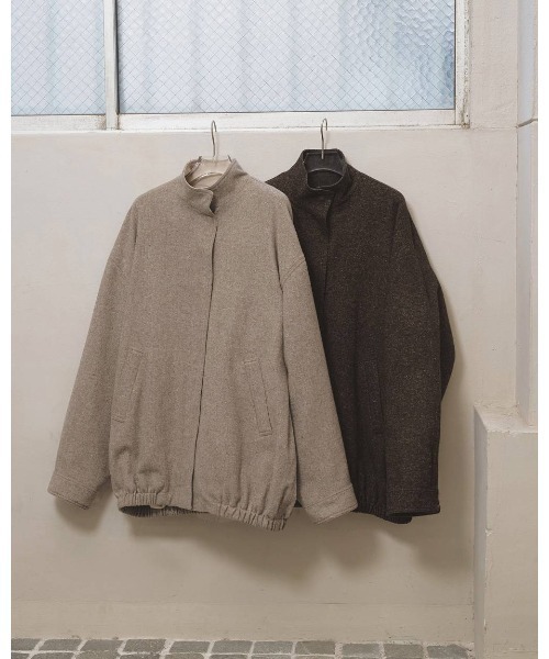 TODAYFUL(トゥデイフル)の「TODAYFUL Silknep Tweed Blouson(ブルゾン・レディース・ダークブラウン/ベージュ・36/38)」の11枚目の写真