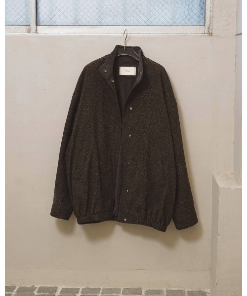 TODAYFUL(トゥデイフル)の「TODAYFUL Silknep Tweed Blouson(ブルゾン・レディース・ダークブラウン/ベージュ・36/38)」の10枚目の写真