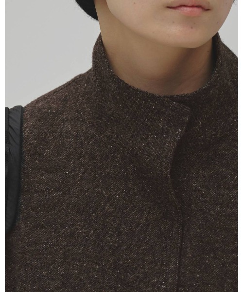 TODAYFUL(トゥデイフル)の「TODAYFUL Silknep Tweed Blouson(ブルゾン・レディース・ダークブラウン/ベージュ・36/38)」の18枚目の写真