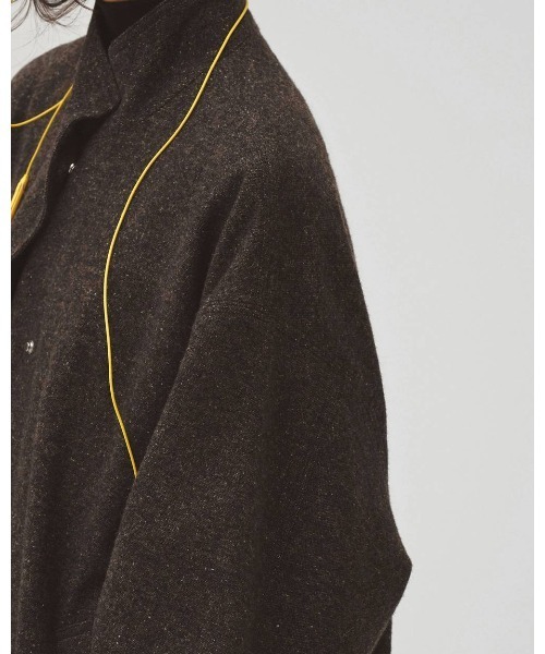 TODAYFUL(トゥデイフル)の「TODAYFUL Silknep Tweed Blouson(ブルゾン・レディース・ダークブラウン/ベージュ・36/38)」の16枚目の写真