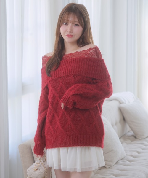 LIPSERVICE(リップサービス)の「チュールティアードミニスカート(スカート・レディース・ブラック/アイボリー・M/S)」の11枚目の写真