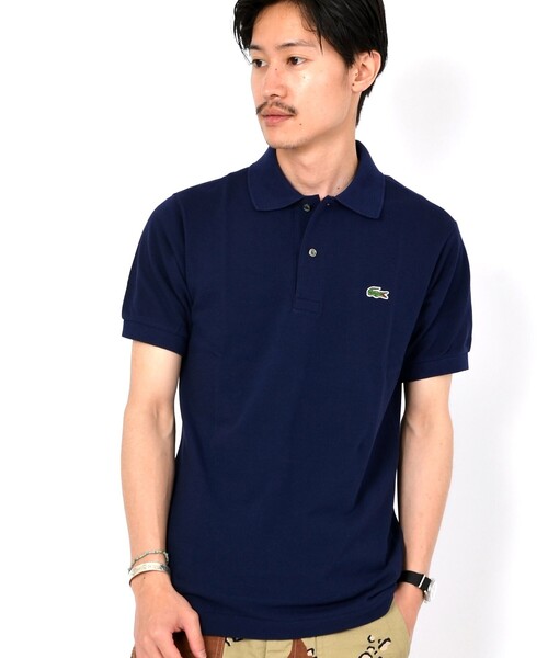 SHIPS（シップス）の「LACOSTE: 【L1212】 ポロシャツ（ポロシャツ・メンズ・ネイビー/ブラック/ホワイト・LARGE/X-SMALL/X-LARGE/MEDIUM/SMALL）」の3枚目の写真
