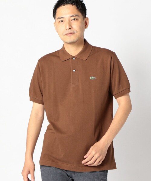 LACOSTE(ラコステ)の「LACOSTE: 【L1212】 ポロシャツ(ポロシャツ・メンズ・ホワイト/ネイビー/ブラック/オリーブ/ブラウン/グリーン/レッド/クリーム/パープル/ダークグリーン・X-LARGE/SMALL/LARGE/MEDIUM/X-SMALL/XX-LARGE)」の3枚目の写真