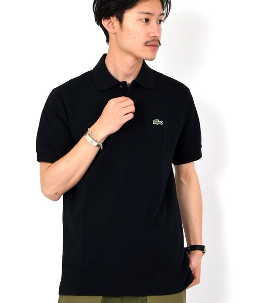 LACOSTE(ラコステ)の「LACOSTE: 【L1212】 ポロシャツ(ポロシャツ・メンズ・ホワイト/ネイビー/ブラック/オリーブ/ブラウン/グリーン/レッド/クリーム/パープル/ダークグリーン・X-LARGE/SMALL/LARGE/MEDIUM/X-SMALL/XX-LARGE)」の2枚目の写真