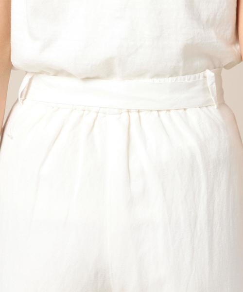 BEAUTY&YOUTH UNITED ARROWS（ビューティーアンドユースユナイテッドアローズ）の「BY タックワイドリボンパンツ◆（その他パンツ・レディース・ホワイト・MEDIUM/SMALL）」の8枚目の写真