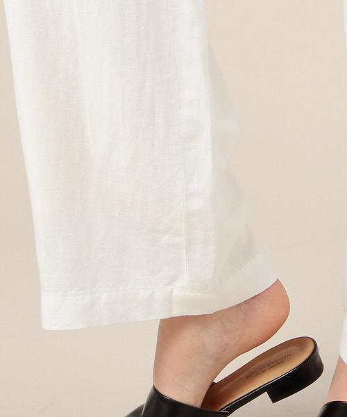 BEAUTY&YOUTH UNITED ARROWS（ビューティーアンドユースユナイテッドアローズ）の「BY タックワイドリボンパンツ◆（その他パンツ・レディース・ホワイト・MEDIUM/SMALL）」の9枚目の写真