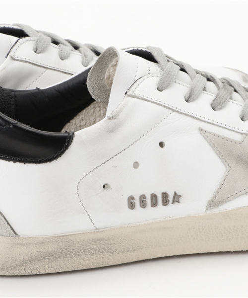 GOLDEN GOOSE（ゴールデングース）の「GOLDEN GOOSE DELUXE BRAND レザーローカットスニーカー GCOMS590（スニーカー・メンズ・ホワイト/ブラック・42/41）」の12枚目の写真