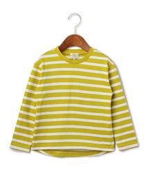 green label relaxing | 【KIDS】サキゾメボーダー スソラウンド◆(Tシャツ/カットソー)