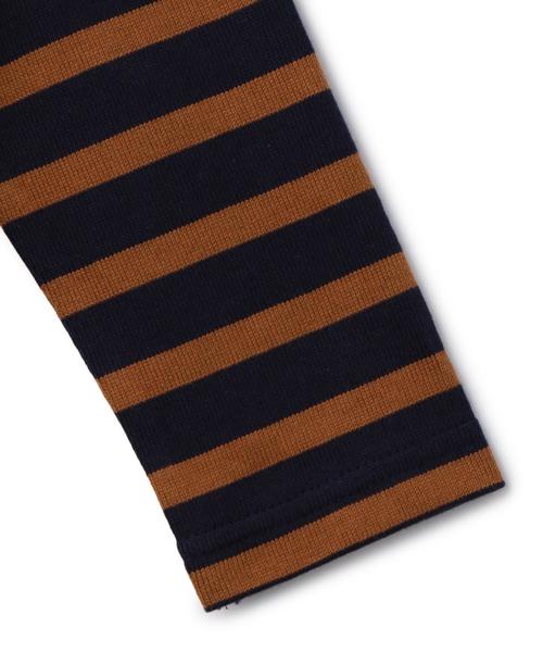 green label relaxing（グリーンレーベルリラクシング）の「【KIDS】サキゾメボーダー スソラウンド◆（Tシャツ/カットソー・キッズ・ネイビー/イエロー・105/135/115/95/125）」の4枚目の写真